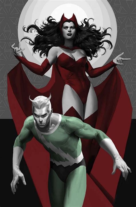 Quicksilver And The Scarlet Witch Marvel Dc Marvel Heroes Marvel