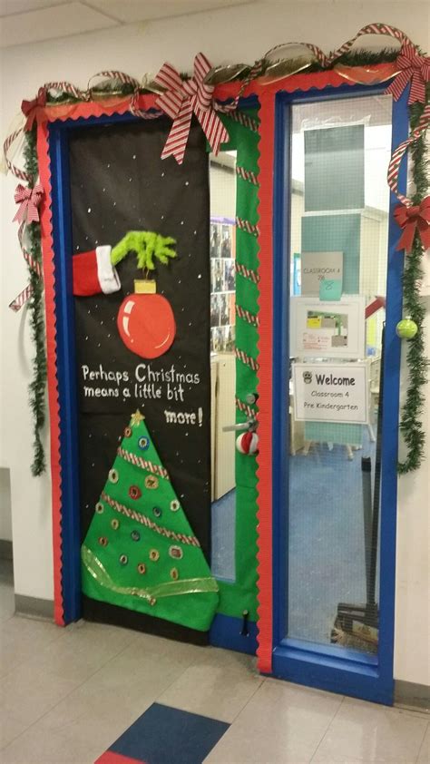 Christmas Door Wars Grinch Door Door Decorations Classroom