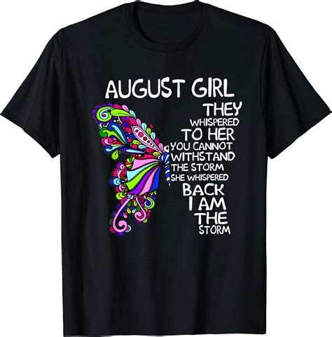 August Girl T Shirt T Shirt Clothing Shoes And Jewelry