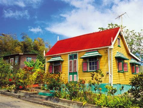 Brilliant Chattel House From Barbados In An Array Of Bright Caribbean