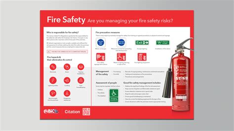 A3 Fire Safety Poster Bicsc