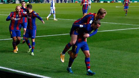 In this strangest of seasons, it is less than a month since the sides met in league action, when barça. Real Sociedad vs. Barcelona - Football Match Summary ...
