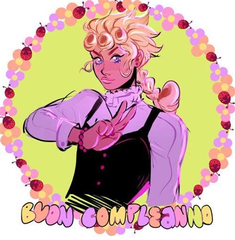 Fanart Buon Compleanno Giorno Giovanna Rstardustcrusaders