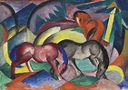 Franz Marc (1880-1916) , Drei Pferde | Christie's