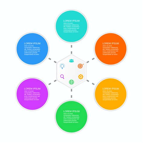 Ilustración De Vector De Plantilla De Opciones De Infografía Abstracto