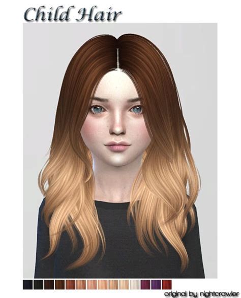 Sims 4 Child Hair Mods Sanyeye
