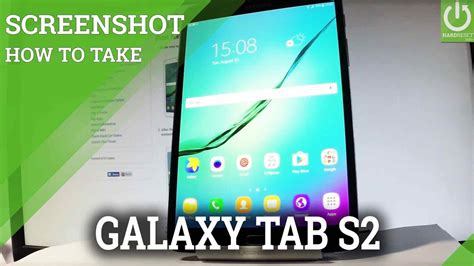 How To Take Screenshot On Samsung Galaxy Tab S2 Capture Screen Youtube