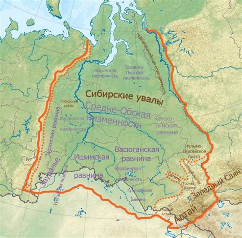 Определите черты сходства и различия Западно Сибирской и Русской равнин