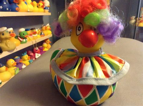 Clown Rubba Duck Badeend Tuimelaar