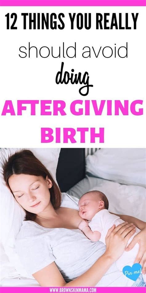 12 Things Not To Do After Giving Birth But You Probably Will Anyway