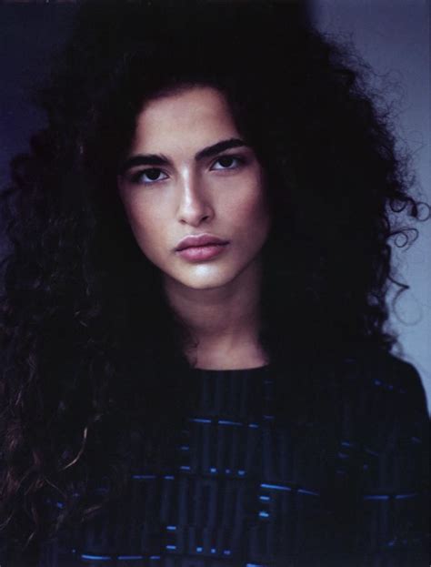 Model Of The Week Chiara Scelsi Curly Hair Styles Portrait Beauty