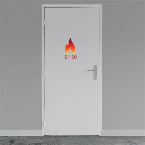 Bloc Porte Bois Vantail Coupe Feu Ei