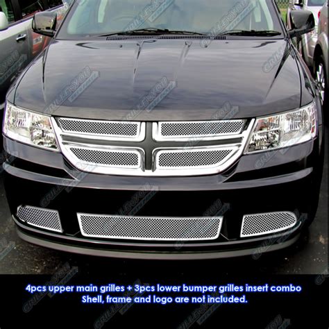 Fits 2011 2013 Dodge Journey Stainless Steel Mesh Grille Grill Insert