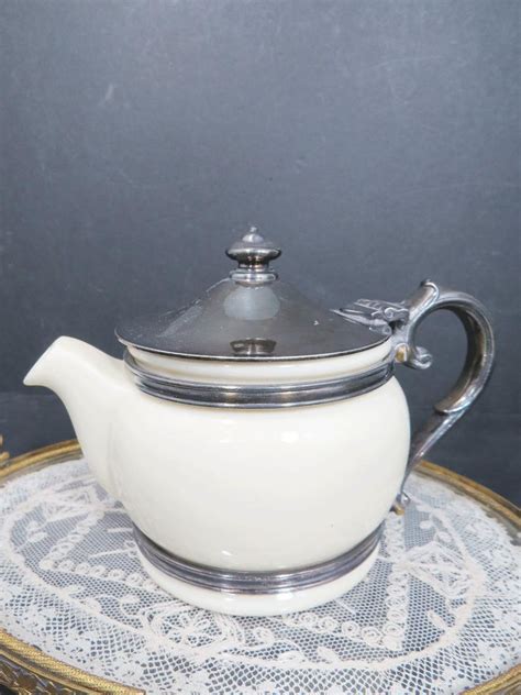 Lenox Hotel Teapot Silver Soldered Reed And Barton Two Cup Etsy Tea