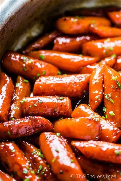 Spicy Honey Roasted Carrots Easy Side Dish Recipe Honey Roasted
