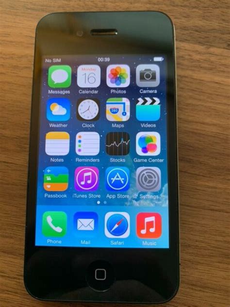 Apple Iphone 4 32gb Black Unlocked A1332 Gsm For Sale Online Ebay