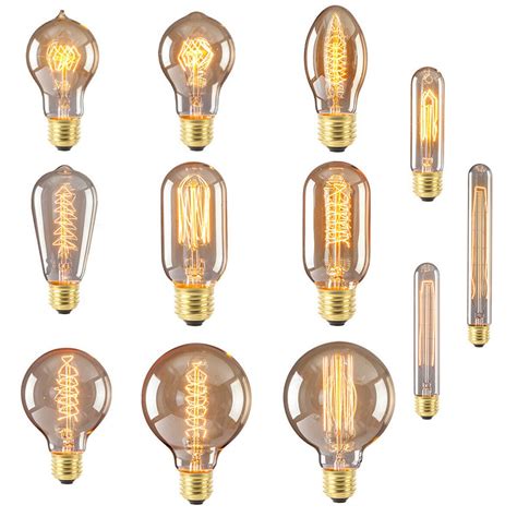 Vintage Industrial Retro Edison Led Bulb Light Lamp E27 220v Diy Home