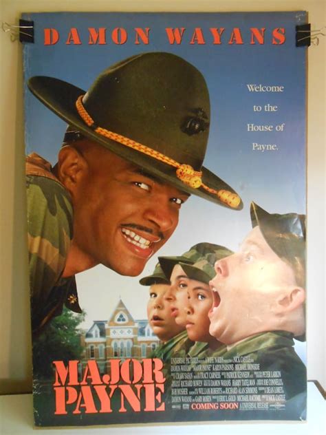 Major Payne 1995 Original 2 Sided Movie Poster Damon By Mwkdirect