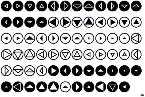 Fontscape Home Symbols Arrows Arrows In Circles
