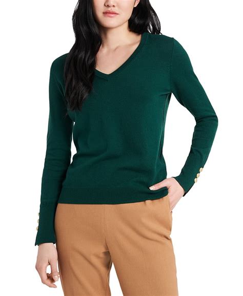 Riley And Rae Clara V Neck Sweater Created For Macys And Reviews