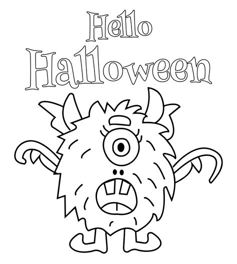 15 Best Free Printable Halloween Coloring