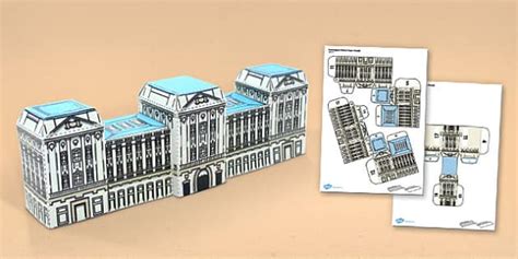 Buckingham Palace Cut Out Paper Model Twinkl Resources