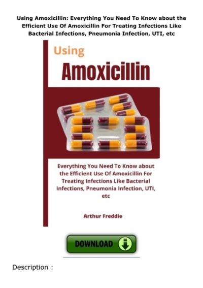 Pdf Download⚡ Using Amoxicillin Everything You Need To Know About The