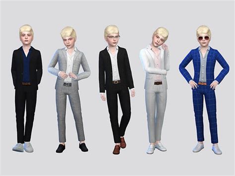 Bastian Boys Suit By Mclaynesims At Tsr Sims 4 Updates