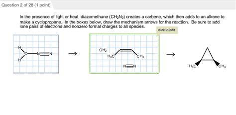 Oneclass In The Presence Of Light Or Heat Diazomethane Ch N