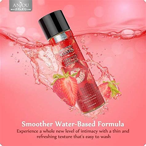 personal lubricant water based strawberry flavored lube 8 oz anjou buy online in uae