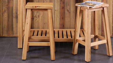 Oak Breakfast Bar Table And Bar Stools House Of Oak