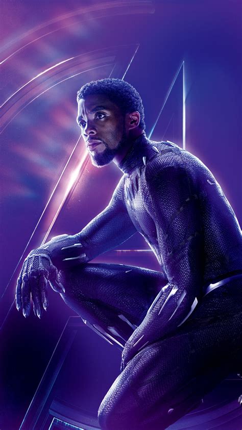 750x1334 Black Panther In Avengers Infinity War 8k Poster Iphone 6