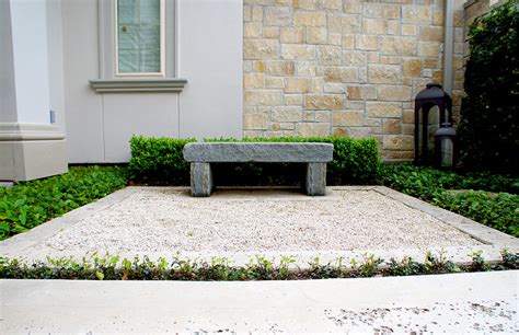 French Courtyard Gardens Katy Texas Traditional Landscape