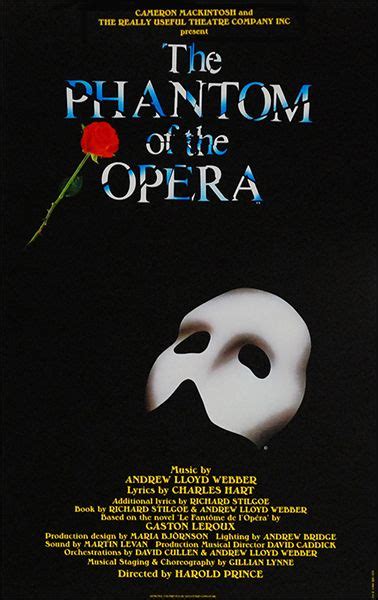 Phantom Of The Opera Show Poster 11 X 17 Shop Around For These Way