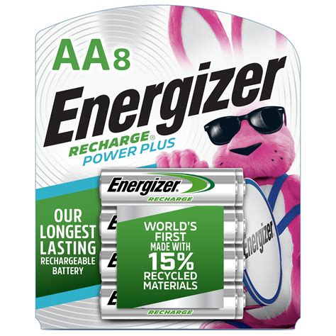 Buy Energizer Rechargeable Aa Batteries 8 Pack Double A Batteries