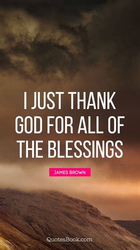 Thankful Quotes To God For His Blessings