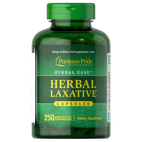 Herbal Laxative 250 Capsules By Puritan S Pride