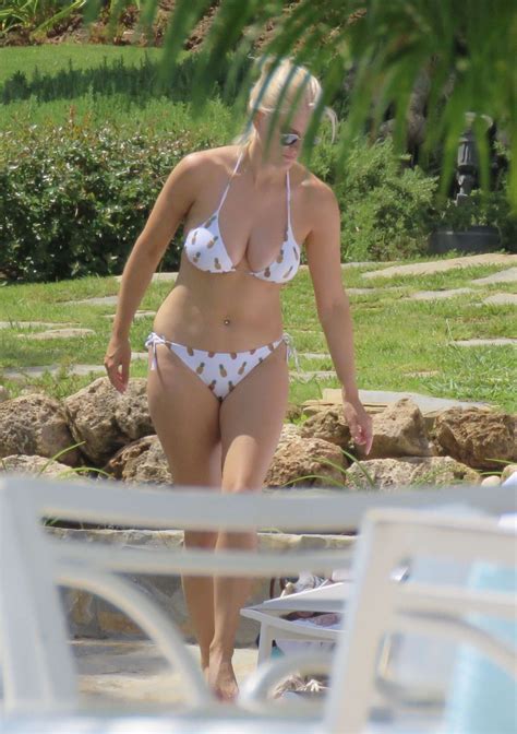 ASHLEY JAMES In Bikini At A Pool In Marbella 06 06 2017 HawtCelebs