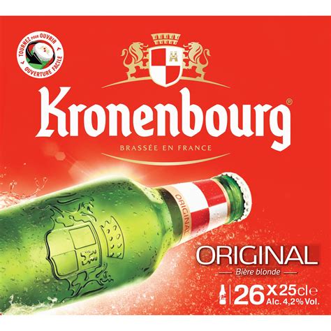 Bière Kronenbourg Le Pack De 26 Bouteilles De 25cl à Prix Carrefour