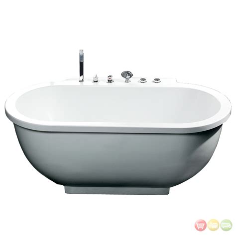 Whirlpool tubs use water whereas air bathtubs use warm air to deliver a luxurious invigorating bath experience. Ariel Contemporary Bathtub AM128JDCLZ