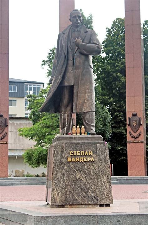 Monument To The Leader Of The Ukrainian Nationalist And Independence