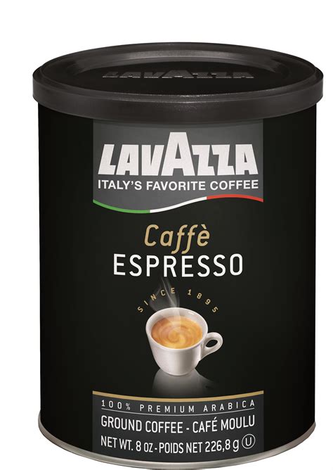 Lavazza Caffe Espresso Medium Ground Coffee 8 Ounce Cans Pack Of 4