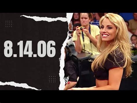 WWE Raw Trish Stratus LIta Ringside YouTube
