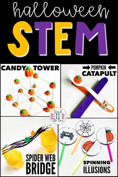 Halloween Stem Challenges And Activities Bundle Pumpkin Catapult Candy