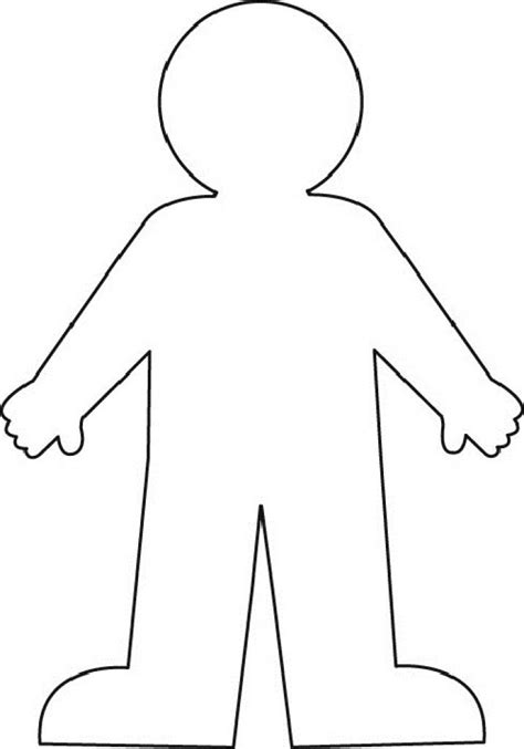 Human Body Outline Drawing At Getdrawings Free Download