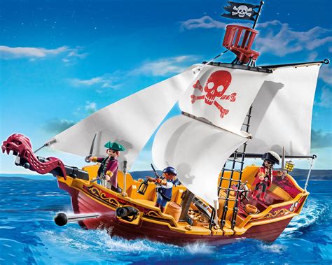 Playmobil Red Serpent Pirate Ship Building Sets Amazon Canada