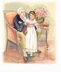 Jane Austen and her father George © Jane Odiwe | Jane austen, Book ...