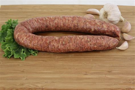 View other recipes from the kitchen at johnsonville. Garlic Pork & Beef Smoked Sausage - Juniors Smokehouse