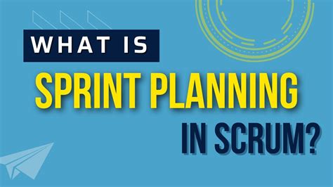 What Is Sprint Planning In Scrum Youtube