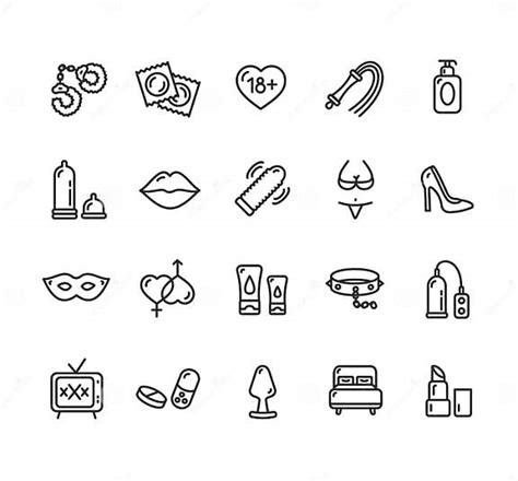 intim or sex shop icon set vector stock vector illustration of control heart 67076804